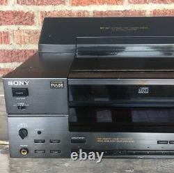 RARE Sony CDP-CX100 CD Changer 100 Disc Player NO Remote WORKS GREAT