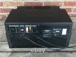 RARE Sony CDP-CX100 CD Changer 100 Disc Player NO Remote WORKS GREAT