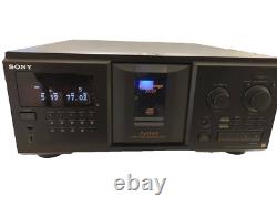 RARE Sony CDP-CX333ES 300 CD Compact Disc Changer/Player With Remote TESTED