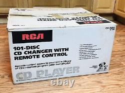 RCA 101 Disc CD-9400 CD Changer File Type Player Carousel stereo Deck Synchro