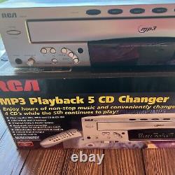 RCA RP8078 5 Disc CD Player Changer MP3 CD-R CD-RW Direct Access Original Box