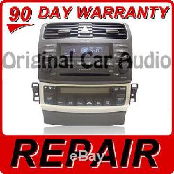 REPAIR ONLY 04 05 06 07 Acura TSX Radio Stereo Receiver 6 Disc Changer CD Player