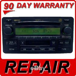 REPAIR SERVICE ONLY TOYOTA Sequoia Tundra JBL Radio 6 Disc Changer CD Player