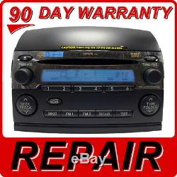 REPAIR SERVICE ONLY TOYOTA Siena JBL Radio 6 Disc Changer MP3 CD Player FIX OEM
