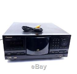 Rare Vintage Pioneer PD-F1039 File Type Cd Player 301 Disc Changer Fibre Optic