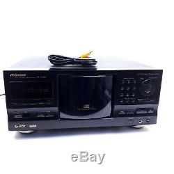 Rare Vintage Pioneer PD-F1039 File Type Cd Player 301 Disc Changer Fibre Optic