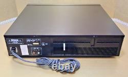 Retro Sony 5-Disc CD Changer Player Clean! W Remote Japan 1989 -see video