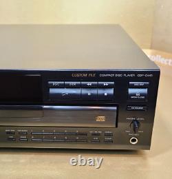 Retro Sony 5-Disc CD Changer Player Clean! W Remote Japan 1994 -see video