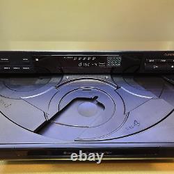 Retro Sony 5-Disc CD Changer Player Clean! W Remote Japan 1994 -see video