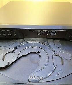 Retro Sony 5-Disc CD Changer Player Jog Dial Track Selector CDP-CE275 -see video