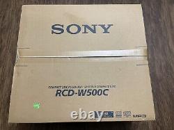 SEALED Sony RCD-W500C CD Compact Disc Recorder 5 Disc Changer SBM MP3 Brand New