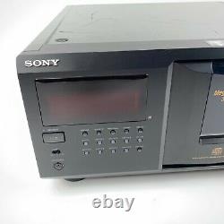 SERVICED Sony CDP-CX300 CD Changer Player 300 Disc NEW Belts w Remote Acessories