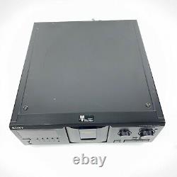 SERVICED Sony CDP-CX300 CD Changer Player 300 Disc NEW Belts w Remote Acessories