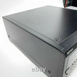 SERVICED Sony CDP-CX300 CD Changer Player 300 Disc NEW Belts w Remote Acessories