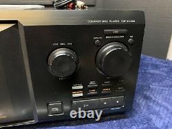 SERVICED- Sony CDP-CX355 300 CD Compact Disc Changer/Player WithRemote Cables