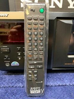 SERVICED- Sony CDP-CX355 300 CD Compact Disc Changer/Player WithRemote Cables