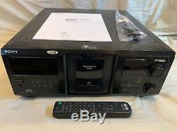 SERVICED Sony CDP-CX400 Mega 400 CD Changer Compact Disc Player Jukebox remote