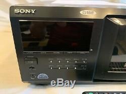 SERVICED Sony CDP-CX400 Mega 400 CD Changer Compact Disc Player Jukebox remote