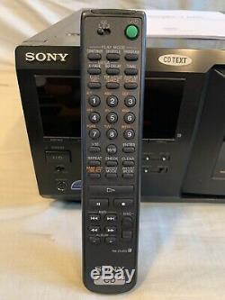 SERVICED Sony CDP-CX400 Mega 400 CD Changer Compact Disc Player Jukebox remote