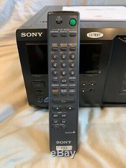 SERVICED Sony CDP-CX400 Mega 400 CD Changer Compact Disc Player Jukebox remote