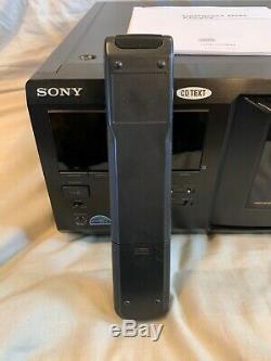 SERVICED Sony CDP-CX400 Mega 400 CD Changer Compact Disc Player Jukebox remote