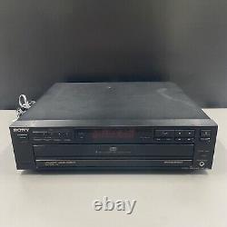 SONY 5-Disc CD Player Changer Carousel CDP-C215 TESTED WORKS GREAT EUC 1992