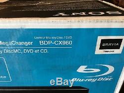 SONY BDP-CX960 400 disc blu-ray changer player Brand New