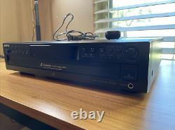 SONY CD Disc Player CDP-CE375 5-Disc Changer Compact withRemote & Cables TESTED