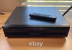 SONY CD Disc Player CDP-CE375 5-Disc Changer Compact withRemote & Cables TESTED