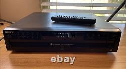 SONY CD Disc Player CDP-CE375 5-Disc Changer Compact withRemote & Cables TESTED