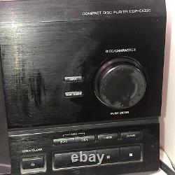 SONY CD PLAYER Black CDP-CX220 200-Disc Changer