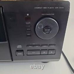 SONY CD Player CDP-CX270 200-Disc Changer With Remote Tested Stereo Black