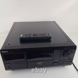 SONY CD Player CDP-CX270 200-Disc Changer With Remote Tested Stereo Black