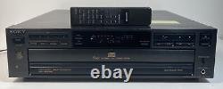 SONY CDP-C315 5 Disc CD Changer Player With Remote TESTED WORKS GREAT