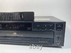 SONY CDP-C315 5 Disc CD Changer Player With Remote TESTED WORKS GREAT