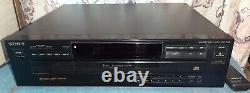 SONY CDP-C365 5 Disc CD Changer Compact Disc Player With Remote Tested
