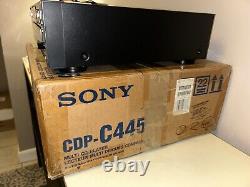 SONY (CDP-C445) 5 DISC PLAYER / CHANGER Open box Complete