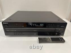 SONY CDP-CA7ES 5 Disc CD Player Changer with Remote Japan Made Optical Out