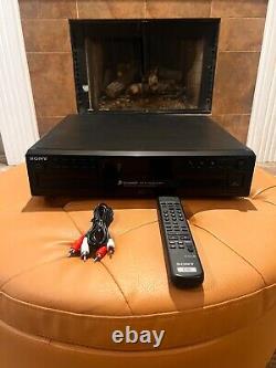 SONY CDP-CE275 Five 5 Disc CD Player Changer with Remote (Super Clean!)