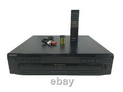 SONY CDP-CE315 5 Disc CD Player Changer Bundle withRemote, Batteries & Cable 1998