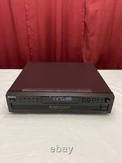 SONY CDP-CE375 5 Disc CD Carousel Changer Player TESTED & WORKS PERFECTLY