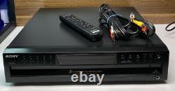 SONY CDP-CE375 5 Disc Carousel CD Player Changer with Remote -TESTED RM-DC355