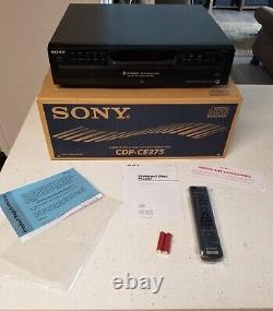 SONY CDP-CE375 Compact 5 Disc Player CD Changer