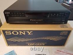 SONY CDP-CE375 Compact 5 Disc Player CD Changer