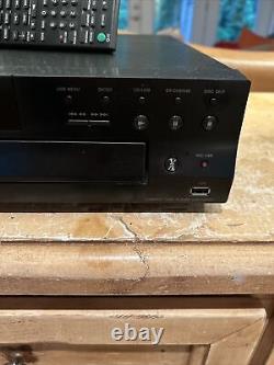 SONY CDP-CE500 5 DISC CHANGER CAROUSEL PLAYER USB FRONT RECORDER WithREMOTE Cable