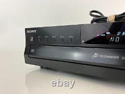 SONY CDP-CE500 5 Disc CD Changer Carousel Compact Disc Player USB Recorder