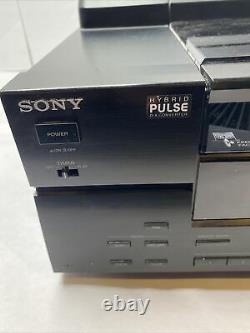 SONY CDP-CX151 CD CHANGER 100 Disc CD Player Tested Good Condition