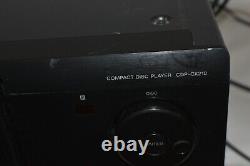 SONY CDP-CX210 Mega Storage 200 Disc CD Changer Player Used Tested No Remote