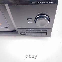 SONY CDP-CX220 Mega Storage 200 Disc Player CD Changer Tested Working with Remote