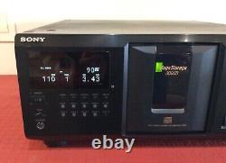 SONY CDP-CX355 300 DISC MEGASTORAGE CD CHANGER With REMOTE & MANUAL NEW BELTS